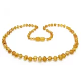 Honey Amber Necklace Raw Beads