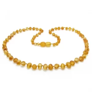 Honey Amber Necklace Raw Beads