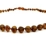 Raw Cognac Amber Teething Necklace