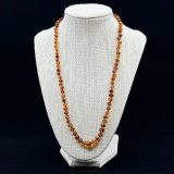 Cognac Amber Necklace 55cm