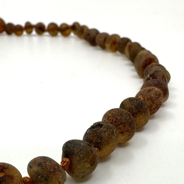 Raw Congac Teething Necklace