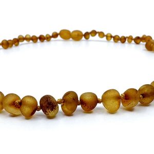 Raw Honey Amber Teething Necklace