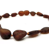 Amber Necklace Bean