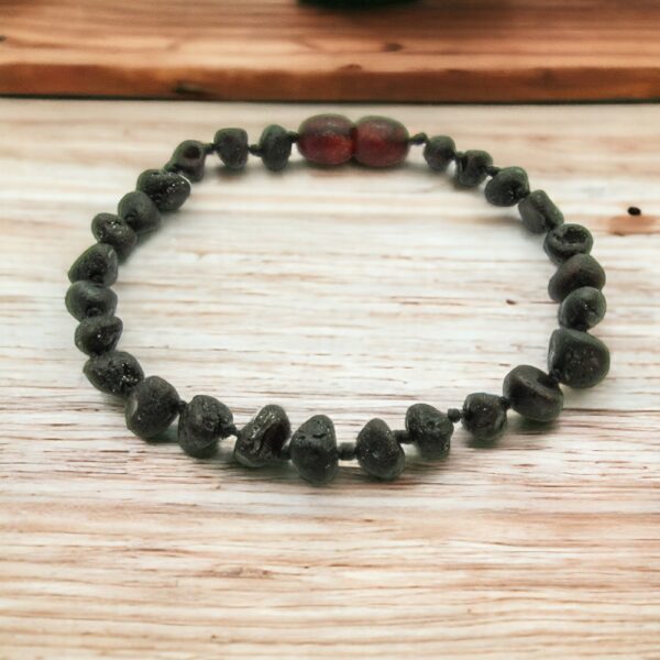 Amber Bracelet Black Raw