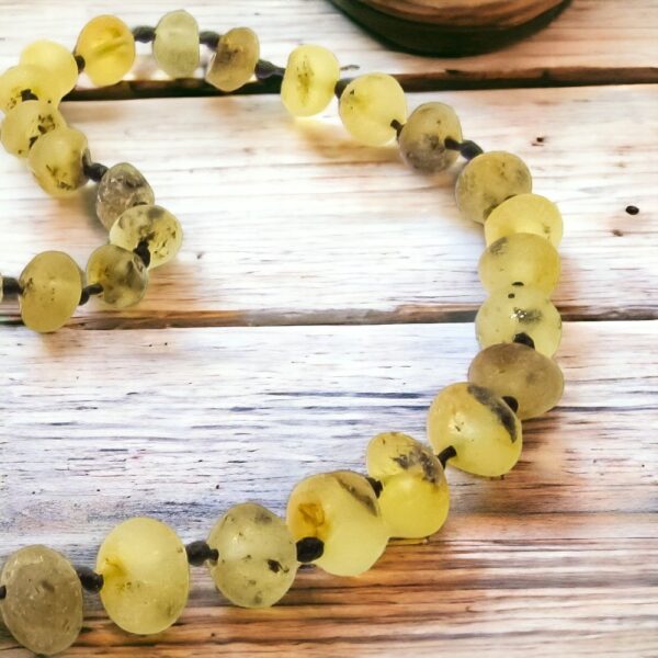 Amber Bracelet Green Raw