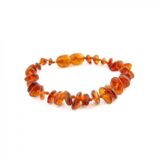 Amber Teething Bracelet – Cognac - Polished Chips